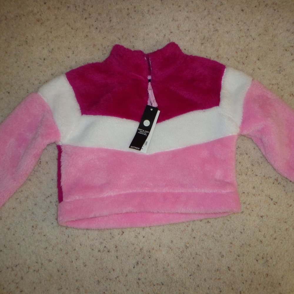 NWT ZELOS COZY VARSITY PULLOVER Girls S (7-8)